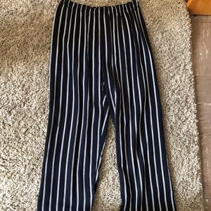soft and trendy striped pants!